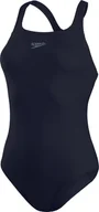 Stroje kąpielowe - Speedo Damski strój kąpielowy Speedo Eco End Medalist Af 8-13471d740 true navy rozmiar 36 - miniaturka - grafika 1