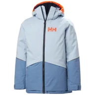 Kurtki narciarskie - Helly Hansen Stellar, kurtka narciarska, juniorska, jasnoniebieska - miniaturka - grafika 1