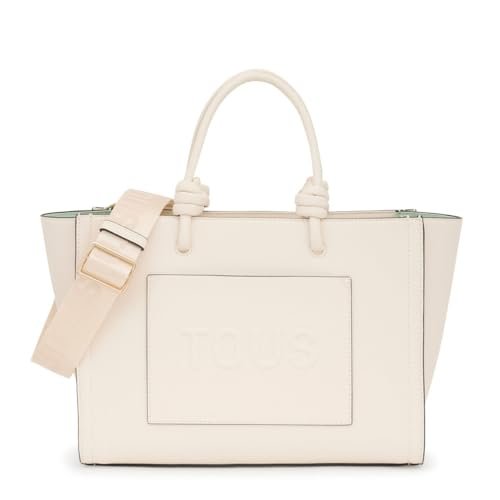 TOUS Shopper Średni Amaya Beżowy La Rue Beige