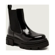 Sztyblety damskie - Tommy Hilfiger Skórzane sztyblety - miniaturka - grafika 1