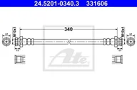 Przewody hamulcowe - Przewód hamulcowy elastyczny ATE 24.5201-0340.3 - miniaturka - grafika 1