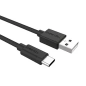Kable USB - Duracell Kabel USB do USB-C 2.0 1m czarny - miniaturka - grafika 1