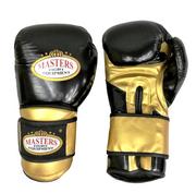 Rękawice bokserskie - Masters FIGHT EQUIPMENT Rękawice bokserskie, RPU-9 czarno-złote, 12 oz - miniaturka - grafika 1