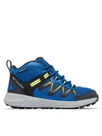 Buty trekkingowe dziecięce - Columbia Trekkingi Peakfreak Rush™ Mid Waterproof 2108261 Niebieski - miniaturka - grafika 1