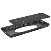 Formy do ciast - BLACHA FORMA DO PIECZENIA 36X13X2,5 CM Z WYJMOWANYM DNEM POWŁOKA NIEPRZYWIERALNA BRUNBESTE BB-3651 - miniaturka - grafika 1