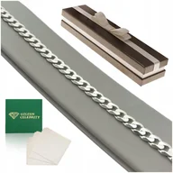 Bransolety męskie - Bransoletka Męska Srebrna Pancerka 6,5Mm Pr. 925 Prezent Dla Faceta+Gratis - miniaturka - grafika 1