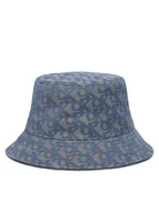 Czapki damskie - Calvin Klein Kapelusz Logo Jacquard Bucket Hat LV04K5059G Niebieski - miniaturka - grafika 1