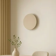 Lampy ścienne - Minimalistyczny kinkiet w kształcie talerza, beż 20 cm K-5800 z serii TALAR - miniaturka - grafika 1