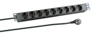 Przedłużacze i rozgałęźniki - EFB Elektronik EK622DE.1 rozgałęziacz 2 m 9 x gniazdo sieciowe Wewnętrzna Czarny - miniaturka - grafika 1