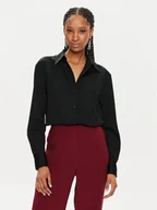 Koszule damskie - Calvin Klein Koszula K20K207584 Czarny Relaxed Fit - miniaturka - grafika 1