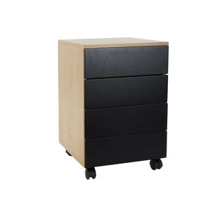 Emaga Komoda DKD Home Decor Czarny Drewno Brązowy MDF (45 x 40 x 62 cm) - Komody - miniaturka - grafika 1