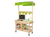 Zabawki do piasku - Playtive Kuchnia błotna ogrodowa dla dzieci, z drewna - miniaturka - grafika 1