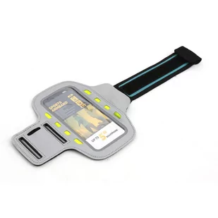 Platinet ArmBand LED 43709 szary POSLGR - Etui i futerały do telefonów - miniaturka - grafika 3