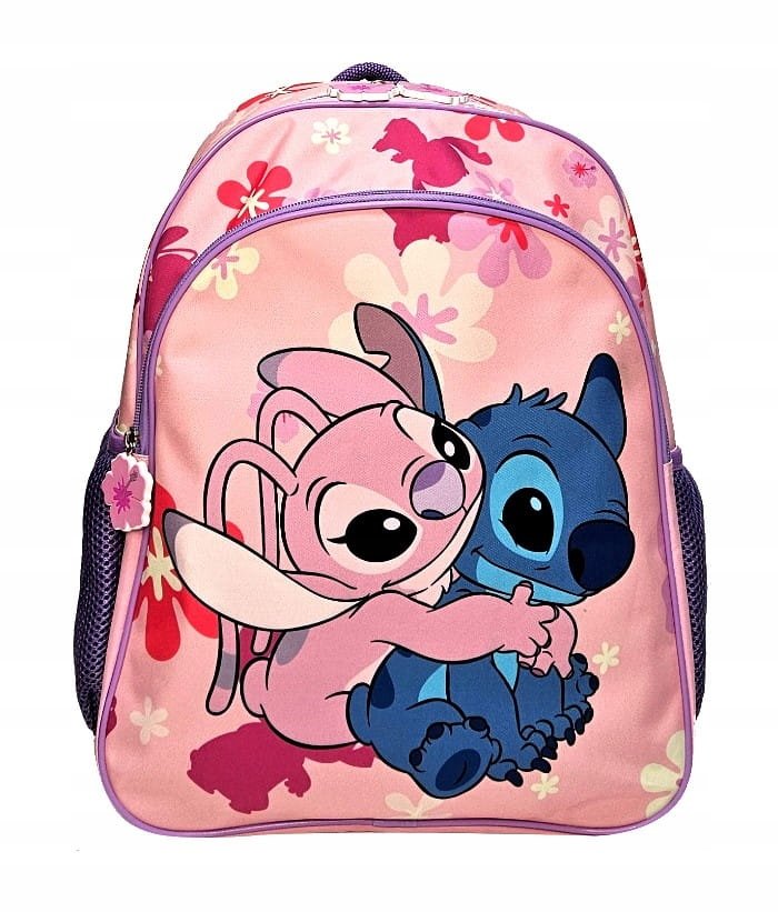 Różowy Plecak szkolny tornister dziecięcy Stitch