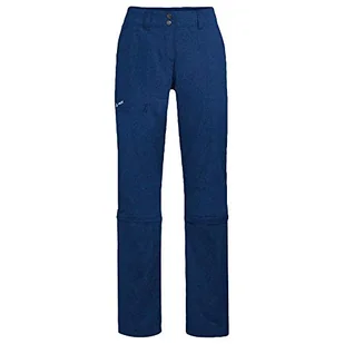 VAUDE Damskie spodnie Skomer Capri Zo II niebieski Eclipse/Eclipse 48-Short - Spodnie damskie - miniaturka - grafika 1