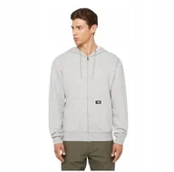 Bluzy męskie - DICKIES SZARA BLUZA MĘSKA Z KIESZENIĄ I KAPTUREM 75 BAWEŁNY L J9A - miniaturka - grafika 1