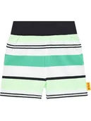 Spodenki dla niemowląt - Steiff Szorty w kolorze zielono-czarnym - miniaturka - grafika 1