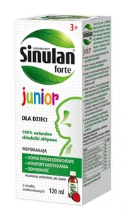 Walmark Sinulan Forte Junior 120 ml - Przeziębienie i grypa - miniaturka - grafika 1