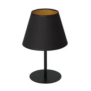 Luminex Arden 3502 Lampa stołowa lampka 1x60W E27 czarny/złoty - Lampy stojące - miniaturka - grafika 1
