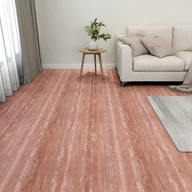 Wykładziny - Samoprzylepne panele podłogowe, 55 szt., PVC, 5,11 m², czerwone - miniaturka - grafika 1