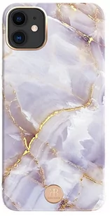 Kingxbar Marble Series eleganckie etui pokrowiec z nadrukiem marmur iPhone 11 Pro fioletowy - Fioletowy - Etui i futerały do telefonów - miniaturka - grafika 1