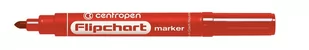Centropen Marker FLIPCHART 8550 czerwo.* okrągły - Markery permanentne - miniaturka - grafika 1