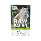 Mokra karma dla kotów - Vet Expert RAW PALEO ADULT Z DZICZYZNĄ 100g DLA KOTA - miniaturka - grafika 1