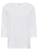Koszulki i topy damskie - Olsen T-Shirt 11100087 Biały Regular Fit - miniaturka - grafika 1