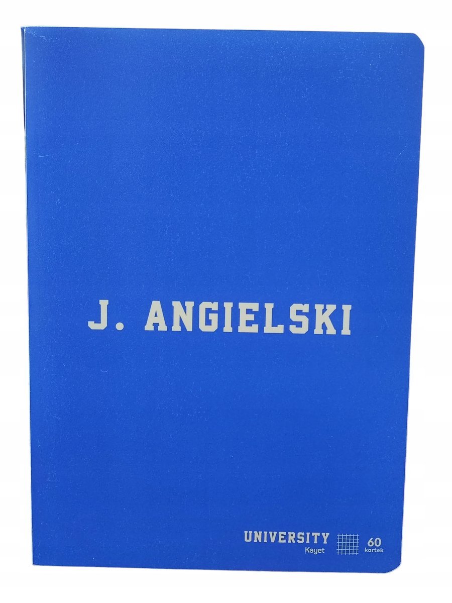 Zeszyt w kratkę A5 Kayet 60 kartek J.ANGIELSKI K755*