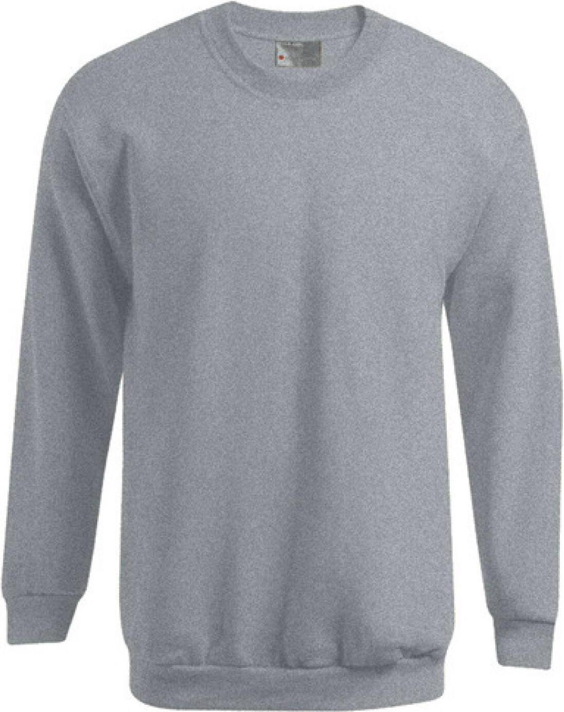 Sweter męski 100 / Pullover - Kolor: Sportowy szary (wrzosowy) - Rozmiar: 4XL
