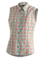 Koszulki i topy damskie - Maier Sports Koszula funkcyjna "Paloma" w kolorze turkusowo-żółto-oliwkowym - miniaturka - grafika 1