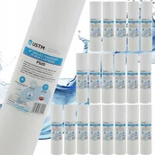 Wkłady filtrujące - Zestaw 20 szt wkłady do filtra wody piankowe 20 mikronów 10" USTM - miniaturka - grafika 1