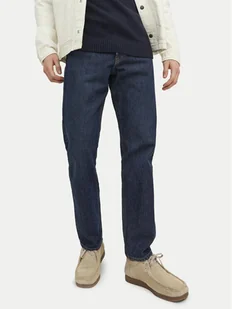 Jack & Jones Jeansy Chris 12237276 Granatowy Relaxed Fit - Spodnie męskie - miniaturka - grafika 1