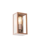 Lampy ogrodowe - QAZQA Kinkiet przemysłowy rdzawobrązowy 26 cm IP44 - Charlois - miniaturka - grafika 1