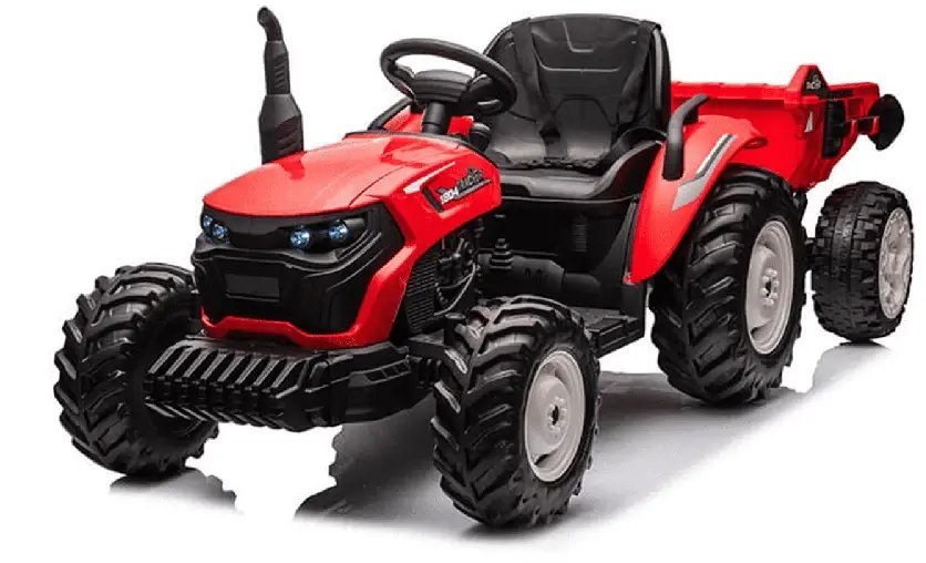 Tracer Kids Elec traktor with trailer Hatis red