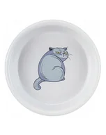 Miski dla kotów - TRIXIE Miska ceramiczna dla kota z nadrukiem 250 ml - miniaturka - grafika 1