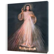 Ikony i obrazy sakralne - Obraz religijny na płótnie Jezus Miłosierny - Jezu Ufam Tobie - miniaturka - grafika 1