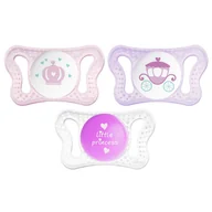 Smoczki uspokajające - Chicco SMOCZEK DO USPOKAJANIA PHYSIO MICRO SILIKONOWY RÓŻOWY 0-2 M 2 SZT - miniaturka - grafika 1