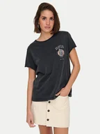 Koszulki i topy damskie - ONLY T-Shirt Lucy 15336965 Szary Regular Fit - miniaturka - grafika 1