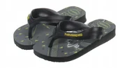 Klapki i japonki damskie - Havaianas Japonki Dziecięce Czarne Wsuwane Batman 29-30 Jrb - miniaturka - grafika 1