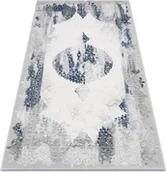 Dywany - Dywan AKRYL VALS 5040 Przecierany ornament / szary niebieski 100x200 cm - miniaturka - grafika 1