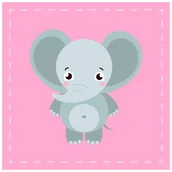 Ręczniki - Ręcznik Dziecięcy 30x30 Bawełna Zwierzaki 350g/m2 002 - miniaturka - grafika 1