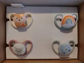 Smoczki uspokajające - Smoczki Nuk ortodontyczny silikon 0 + 4szt. idealny dla Dzieci - miniaturka - grafika 1