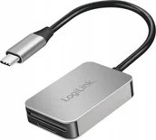 Czytniki kart pamięci - Czytnik LogiLink LogiLink USB 3.0 Dual-Kartenleser USB-C/SD/microSD alu - miniaturka - grafika 1