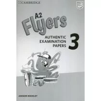 Cambridge English Young Learners 3 A2 Flyers Answer Booklet