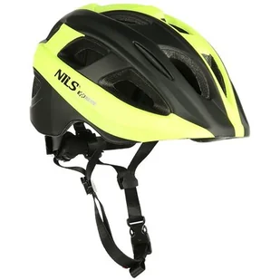 MTV35J LIMONKOWY ROZM. S(48-53CM) KASK DZIECIĘCY NILS EXTREME - Kaski rowerowe - miniaturka - grafika 1
