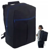 Akcesoria podróżnicze - Plecak podróżny 40x30x20 do samolotu lekki RYANAIR WIZZAIR bagaż podręczny - miniaturka - grafika 1