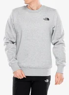 Bluzy sportowe męskie - Bluza bez kaptura The North Face Simple Dome Crew - tnf light grey heather - miniaturka - grafika 1