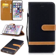 Etui i futerały do telefonów - Etui na telefon komórkowy Apple iPhone 6s Plus Jeans Cover Czarny - miniaturka - grafika 1