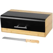 Chlebaki - CHLEBAK BAMBUSOWY POJEMNIK NA PIECZYWO Z NOŻEM 2765 - miniaturka - grafika 1